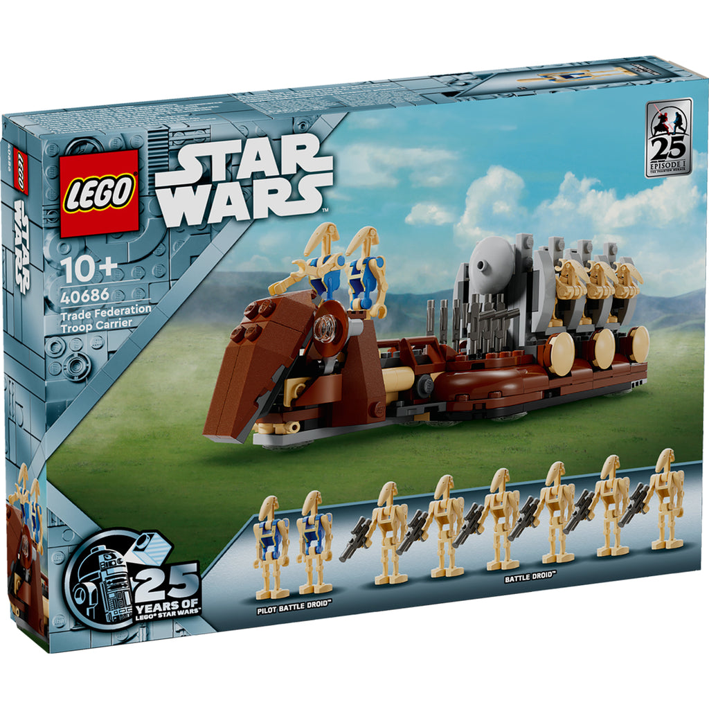 Putujte u veoma daleku galaksiju sa kompletom za godišnjicu LEGO® Star Wars™ Vojni transporter Trgovačke federacije ✨🚀