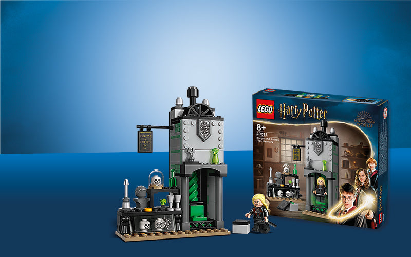 Kupite LEGO® Harry Potter™ proizvode u vrednosti od preko 16 000 RSD i mi ćemo vam pokloniti LEGO® Harry Potter™ Bordžin i Berks: Flu-mreža ekskluzivni set!