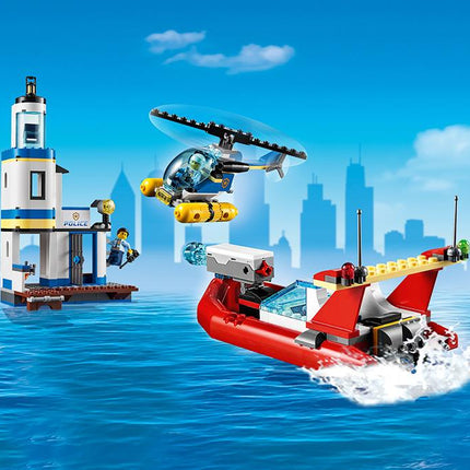 LEGO® City - Tengerparti rendőrségi és tűzoltó küldetés (60308)