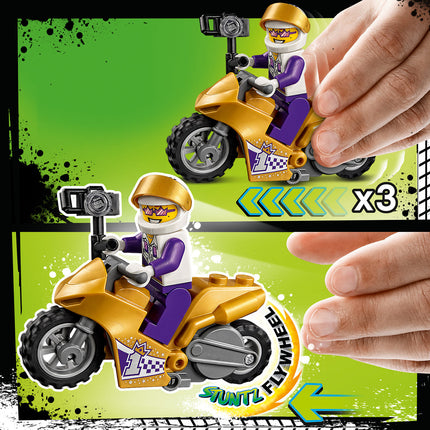 LEGO® City - Selfie kaszkadőr motorkerékpár (60309)