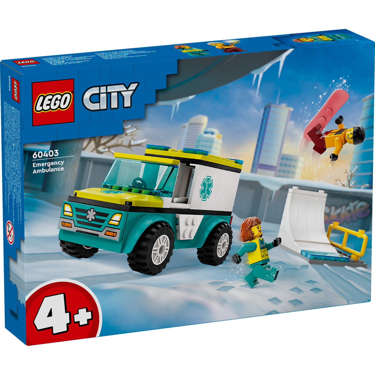 LEGO® City - Kola hitne pomoći i snouborder (60403)