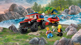 LEGO® City - Vatrogasni kamion 4x4 s čamcem za spasavanje (60412)