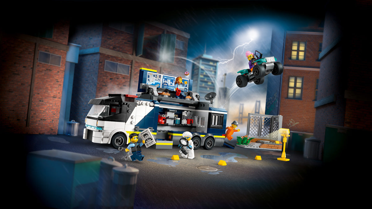 LEGO® City - Policijski kamion – mobilna kriminalistička laboratorija (60418)