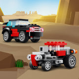 LEGO® Creator 3in1 - Kamion s ravnom platformom i helikopterom (31146)