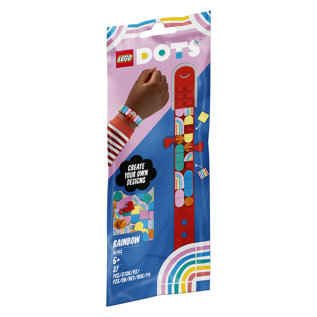 LEGO® DOTS - Szivárvány karkötő kiegészítőkkel (41953)