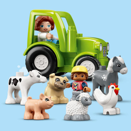 LEGO® DUPLO® - Pajta,traktor és állatgondozás a farmon (10952)