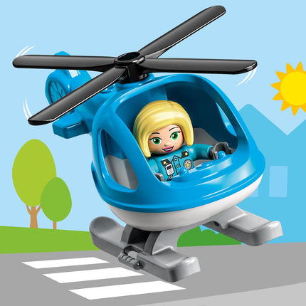 LEGO® DUPLO® - Rendőrkapitányság és helikopter (10959)