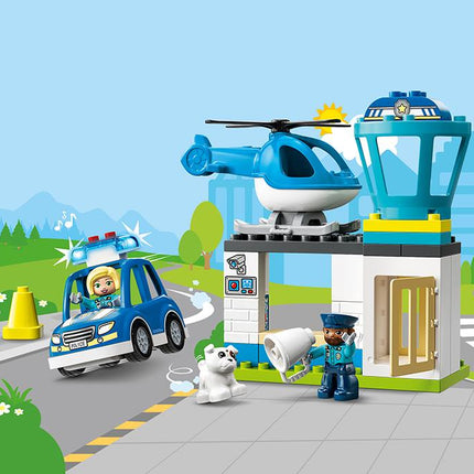 LEGO® DUPLO® - Rendőrkapitányság és helikopter (10959)