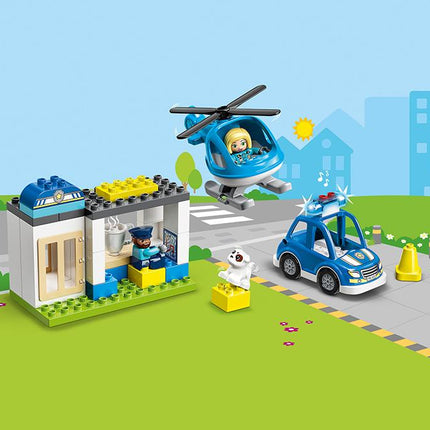 LEGO® DUPLO® - Rendőrkapitányság és helikopter (10959)