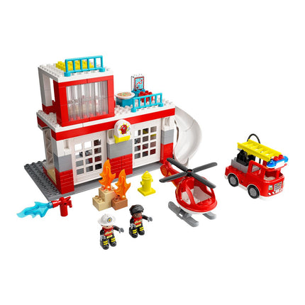 LEGO® DUPLO® - Tűzoltóállomás és helikopter (10970)