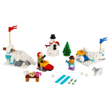 LEGO® Iconic - téli hógolyózás (40424)