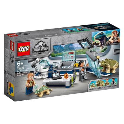 LEGO® Jurassic World - Dr. Wu laborja: Bébidinoszauruszok szöké (75939)