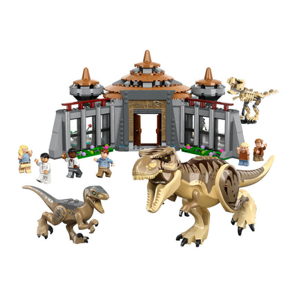 LEGO® Jurassic World - Látogatóközpont: T-Rex és raptortámadás (76961)