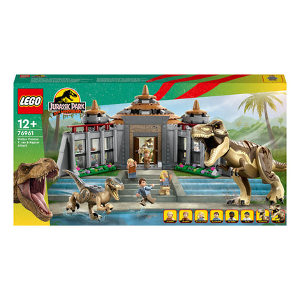 LEGO® Jurassic World - Látogatóközpont: T-Rex és raptortámadás (76961)