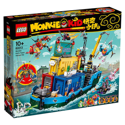 LEGO® Monkie Kid™ - Monkie Kid csapatának titkos f?hadiszállás (80013)