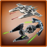 LEGO® Star Wars™ - Mandalóri Fang vadászgép vs. TIE elfogóvadász™ (75348)