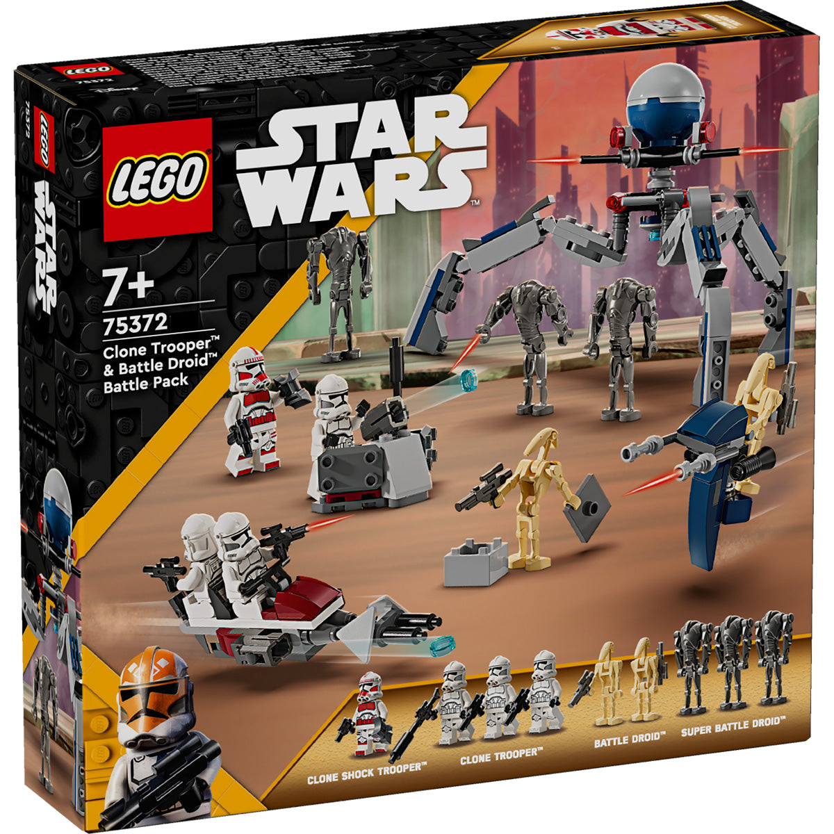 LEGO® Star Wars™ - Klon truper™ i borbeni droid™ – borbeni paket (75372)