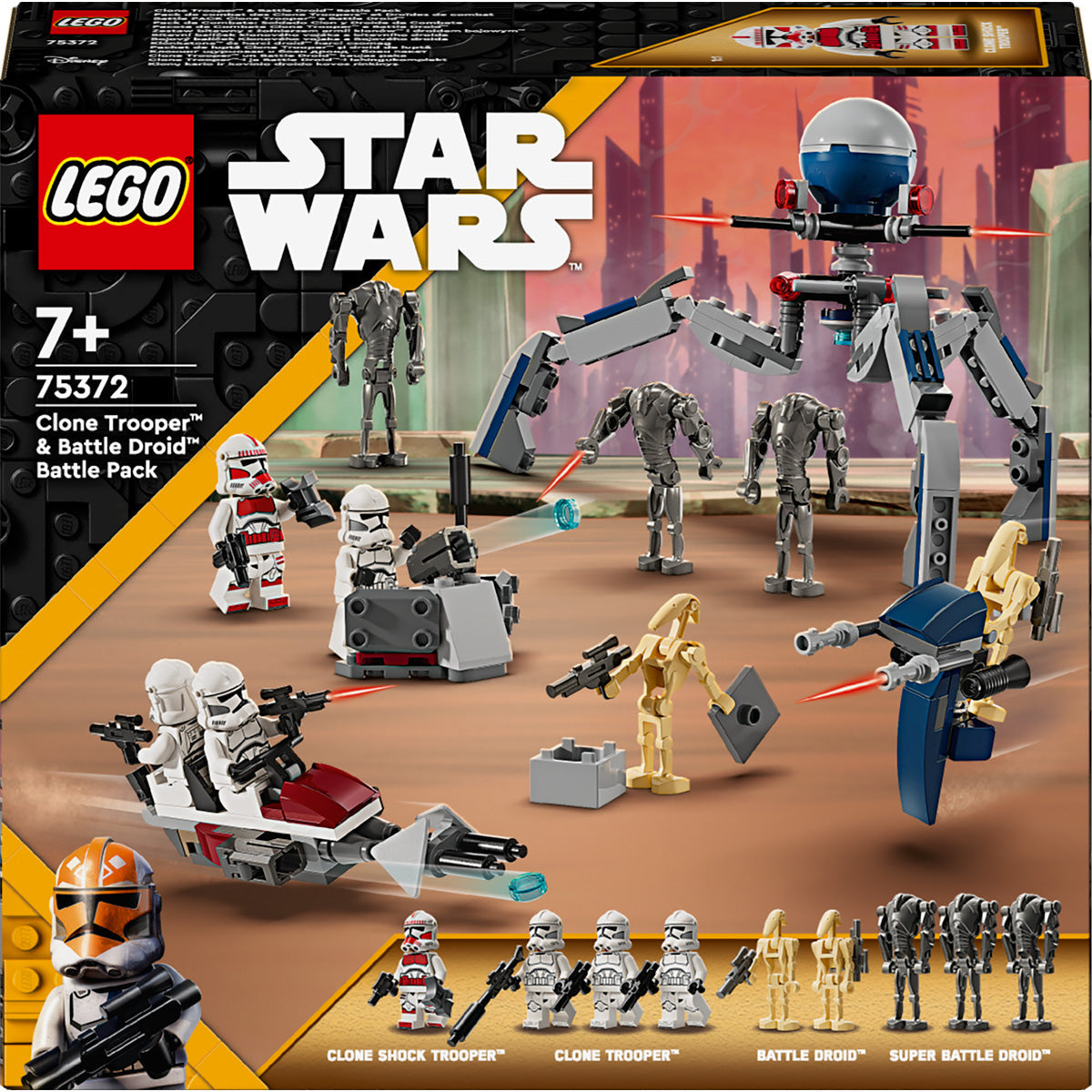 LEGO® Star Wars™ - Klon truper™ i borbeni droid™ – borbeni paket (75372)