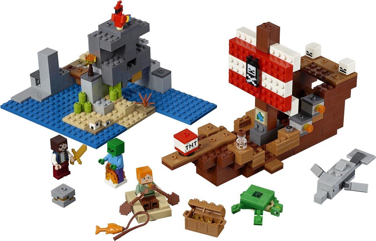 LEGO® Minecraft™ Avantura na piratskom brodu - LEGO® Store Srbija