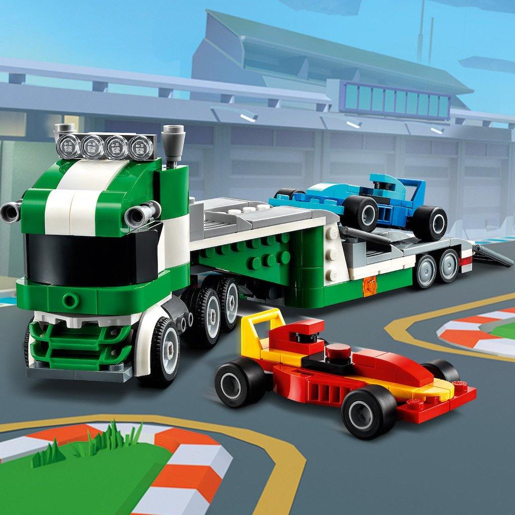 LEGO® Creator 3in1 Vozilo za transport trkačkih automobila - LEGO® Store Srbija