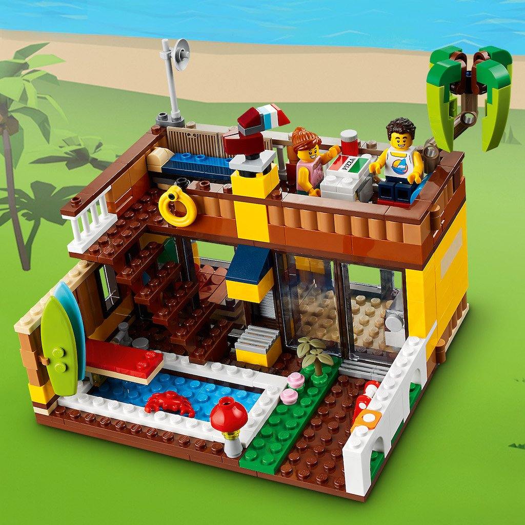 LEGO® Creator 3in1 Surferska kuća na plaži - LEGO® Store Srbija