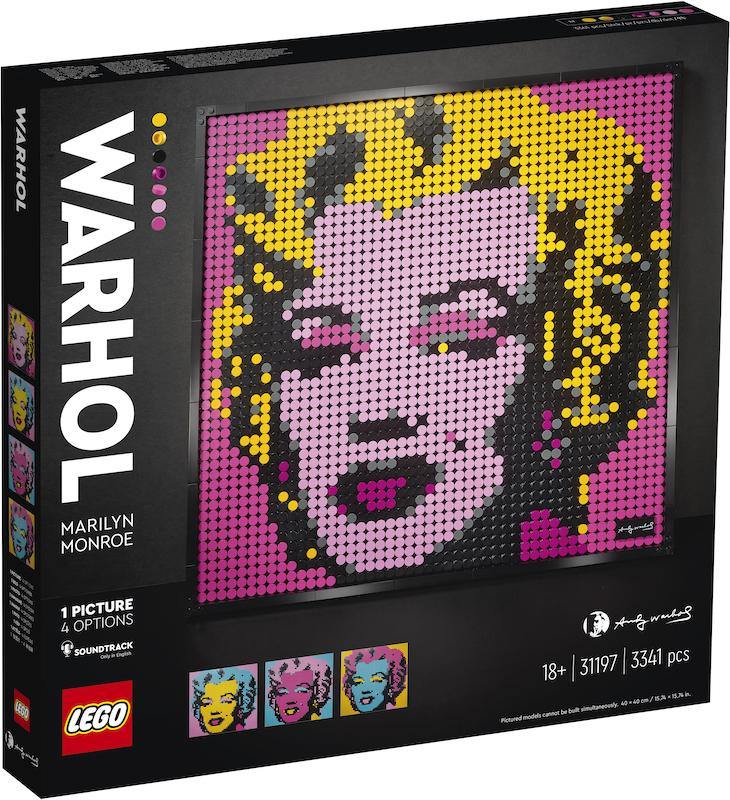 LEGO® ART Andy Warhol's Marilyn Monroe - LEGO® Store Srbija