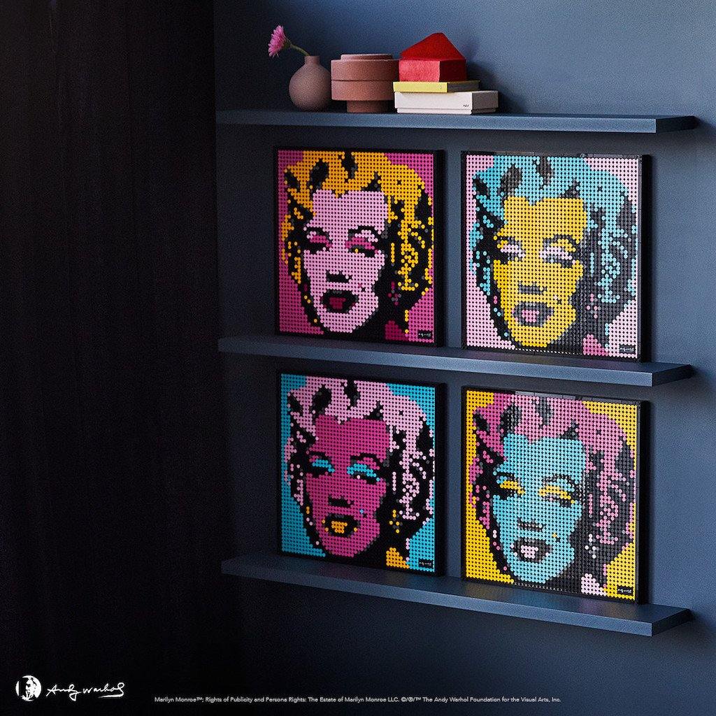 LEGO® ART Andy Warhol's Marilyn Monroe - LEGO® Store Srbija
