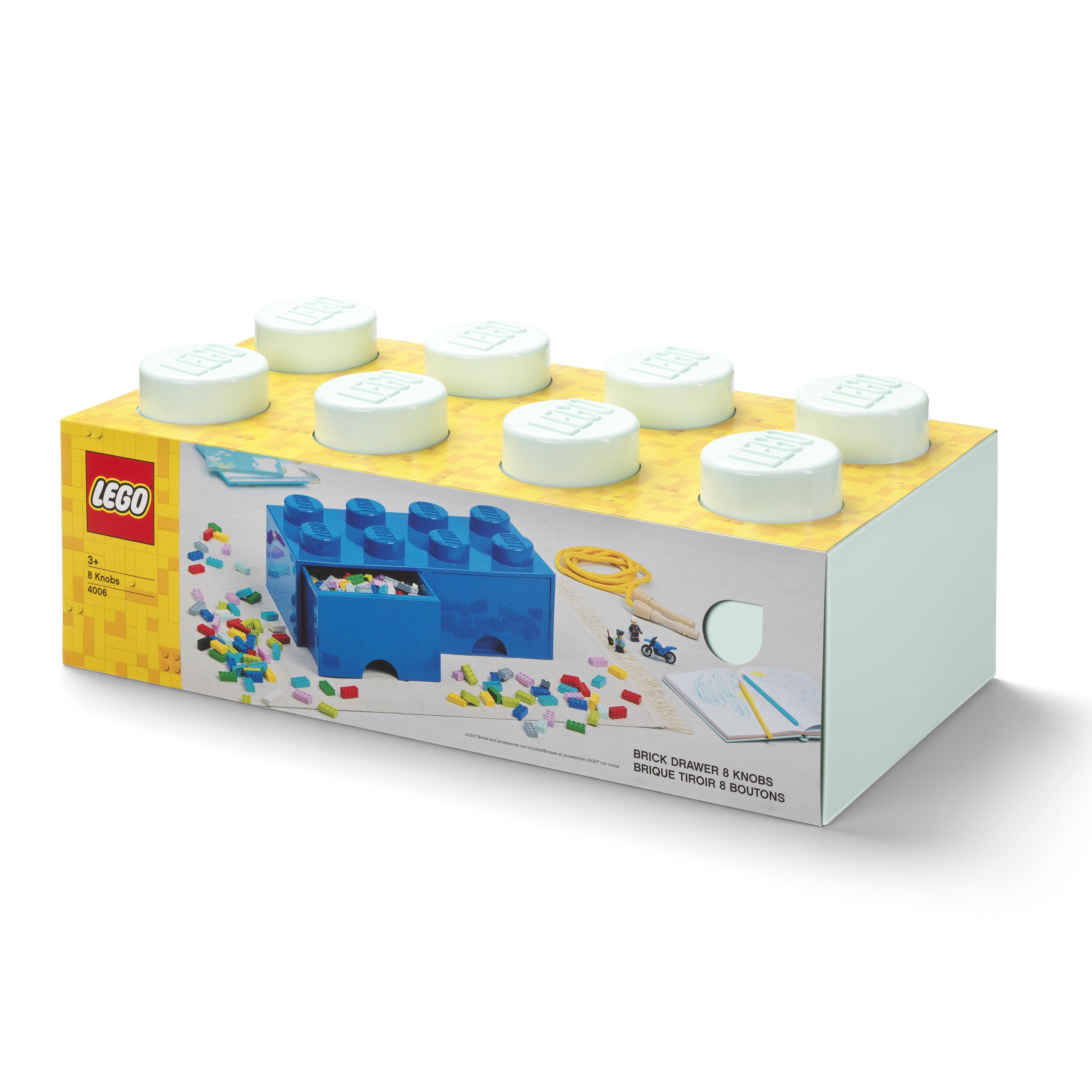 Kutije Kutija - 8 sa dve fioke - aqua plava - LEGO® Store Srbija