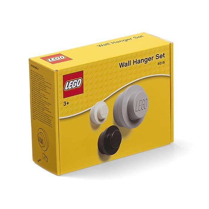 Dodaci Zidne vešalice 3/1 (siva, crna, bela) - LEGO® Store Srbija