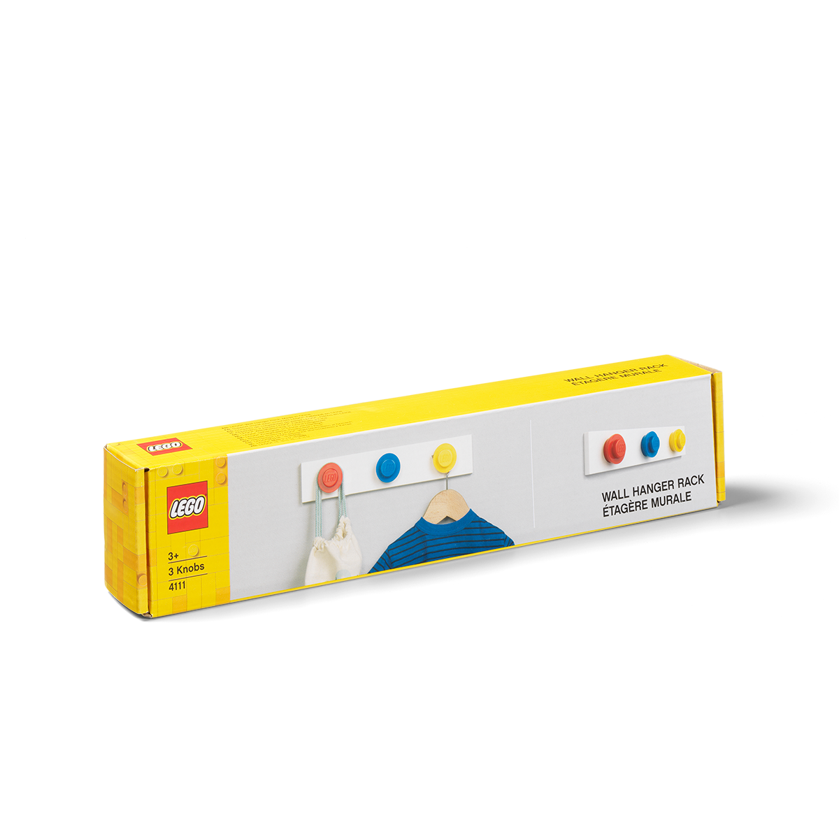 Dodaci Zidne vešalice (crvena, plava, žuta) - LEGO® Store Srbija