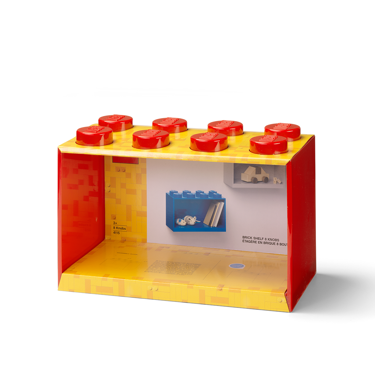 Dodaci Polica brick - 8 - crvena - LEGO® Store Srbija
