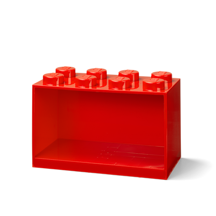 Dodaci Polica brick - 8 - crvena - LEGO® Store Srbija