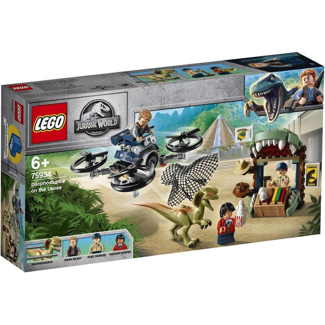 LEGO® Jurassic World Dilofosaurus na slobodi - LEGO® Store Srbija