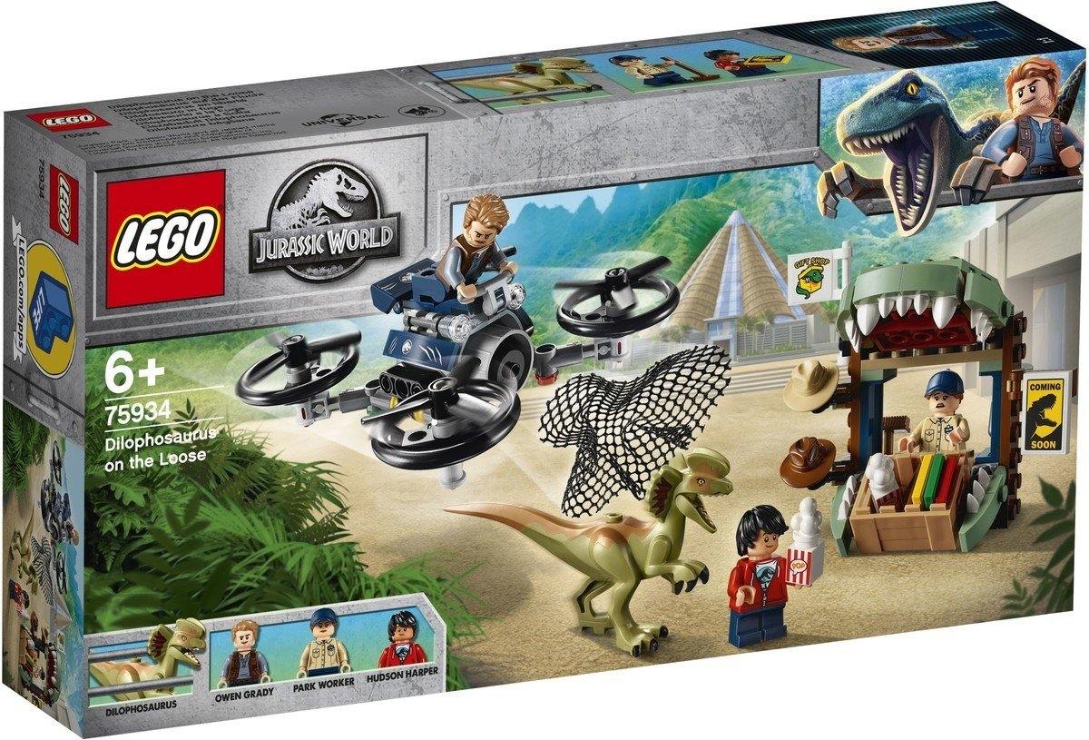 LEGO® Jurassic World Dilofosaurus na slobodi - LEGO® Store Srbija