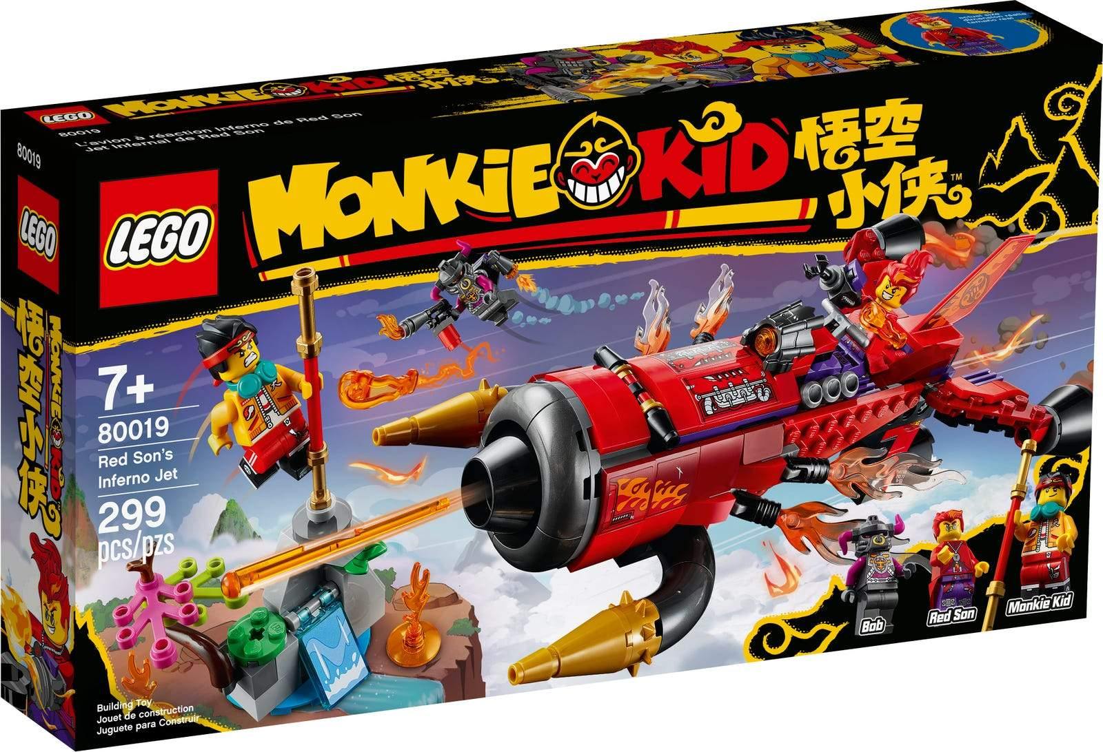 LEGO® Monkie Kid Pakleni mlaznjak Crvenog Sina - LEGO® Store Srbija