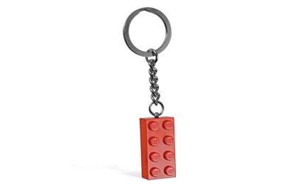 Dodaci Privezak kocka 2x4 - crvena - LEGO® Store Srbija